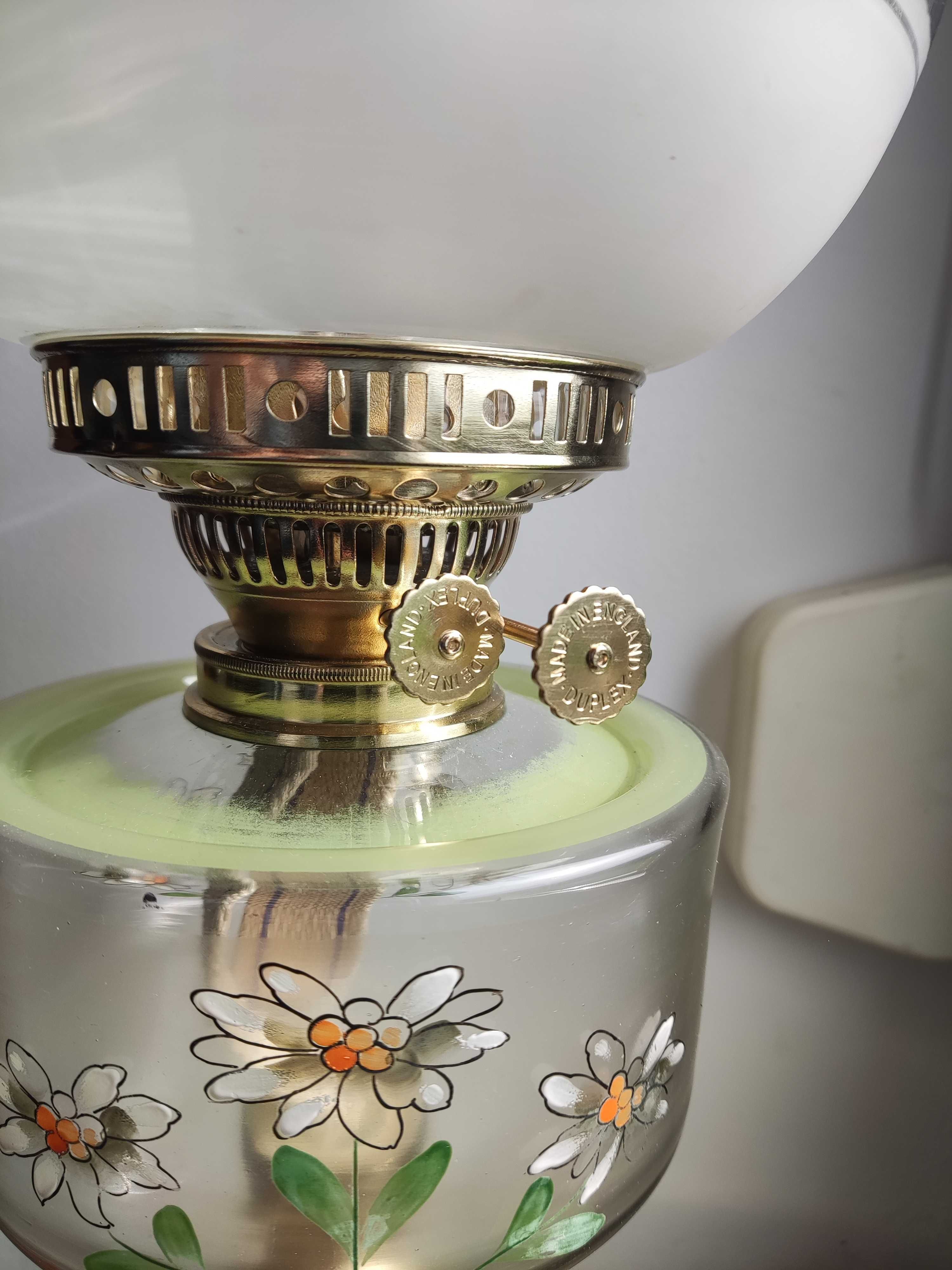 Angielska wiktoriańska lampa naftowa nr 881