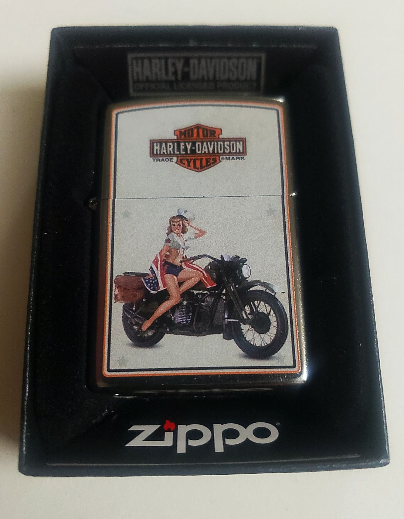 Зажигалка Zippo 207 Harley Davidson Military US Marines