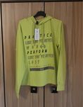 Bluza neonowa z kapturem