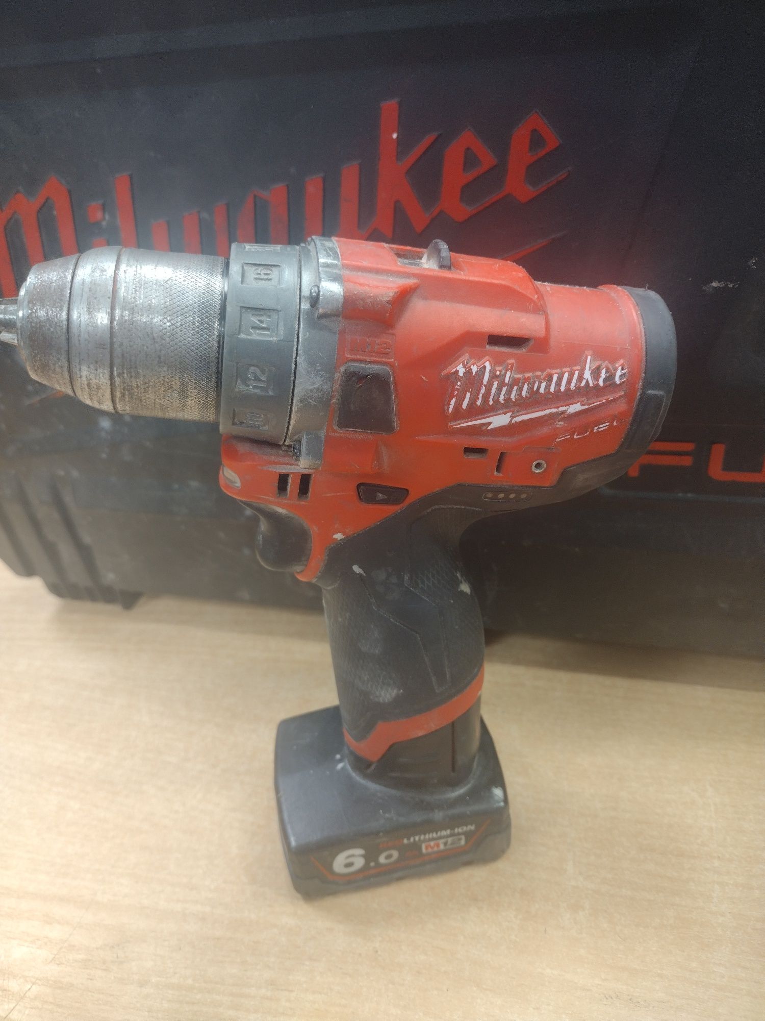 Milwaukee M12 FDD wiertarko-wkrętarka 2x6.0Ah*OPIS* -Komis MADEJ Dębic