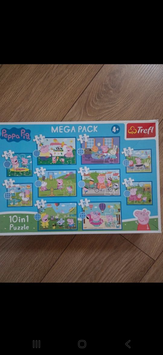 Puzzle mega pack świnka peppa Pig 10w1