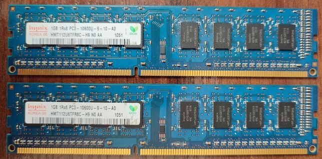Оперативная память DDR3 1GB 1333MHZ HYNIX 1RX8 PC3-10600U-9-10-A0