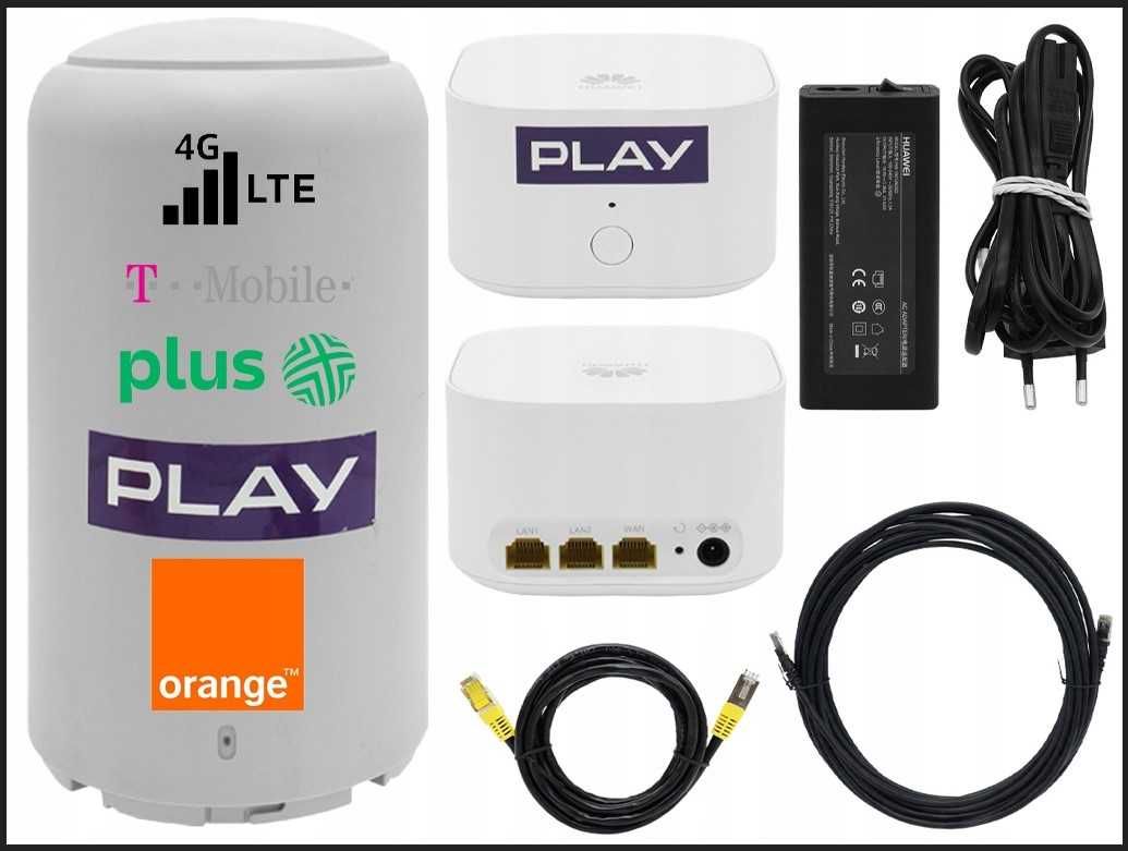 ROUTER na kartę sim z Anteną zewnętrzną HUWAWEI 4G kat. 12 BEZsimlocka