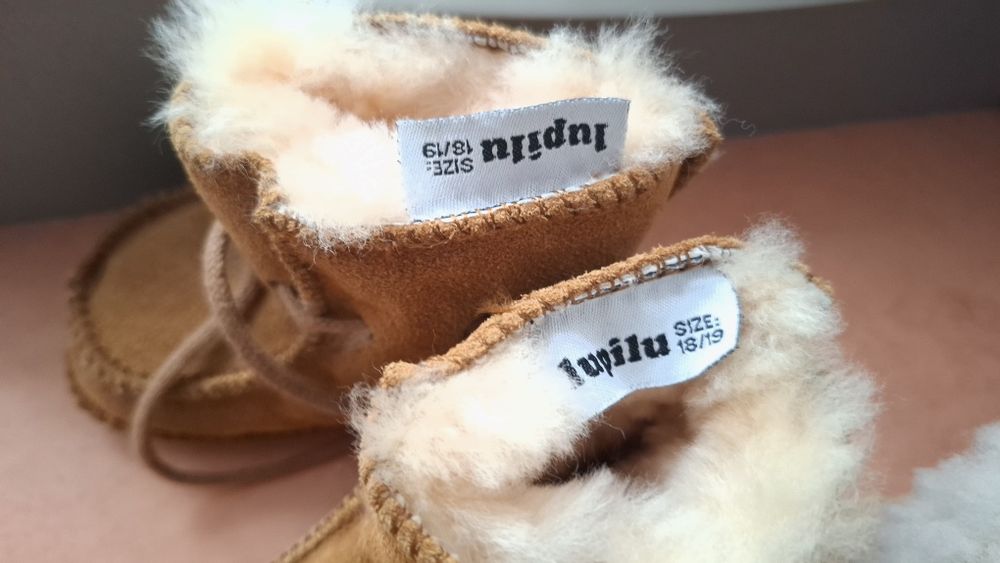 Пінетки дитячі зимові, капці теплі на овчині