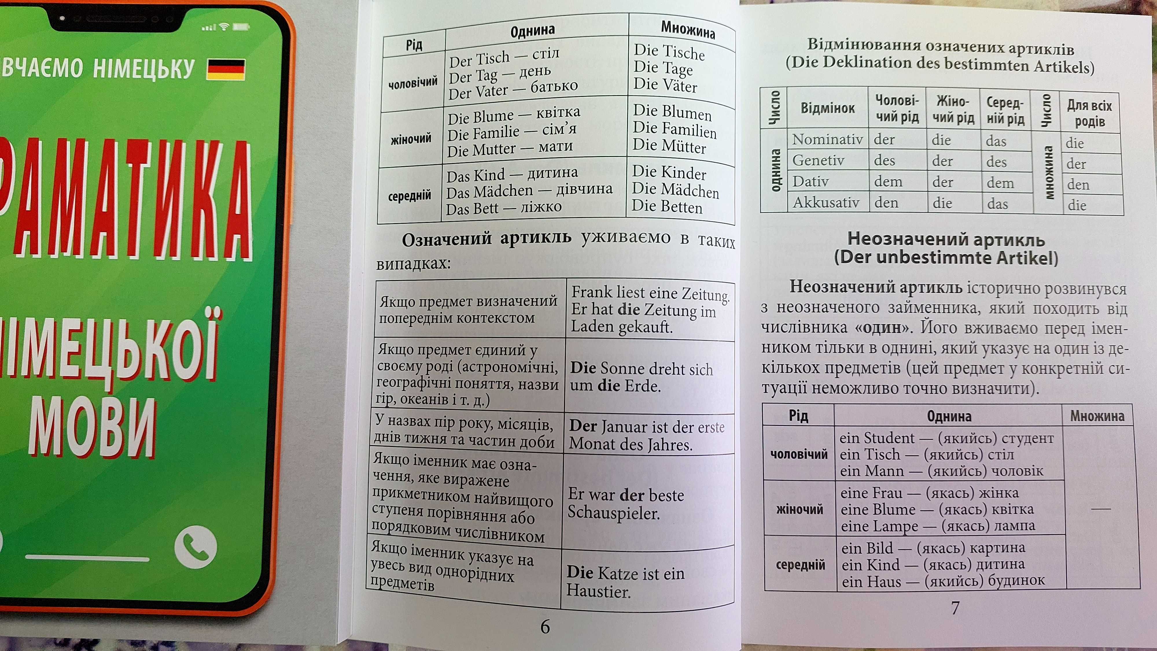 Граматика німецької мови в правилах і таблицях компактний формат Арій