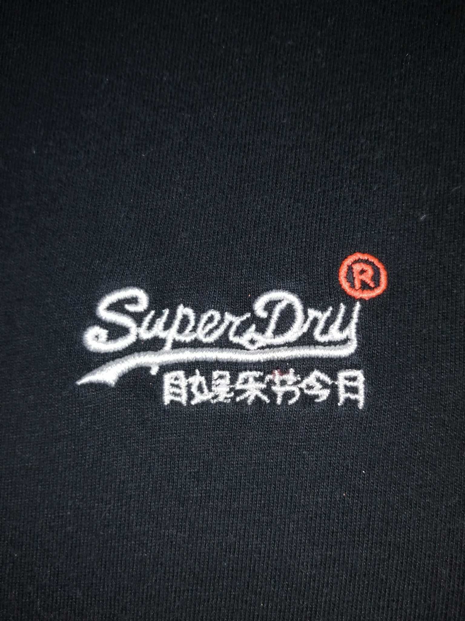 SuperDry Orange Label Koszulka Męska Długi Rękaw 2XL Oryginalna Super