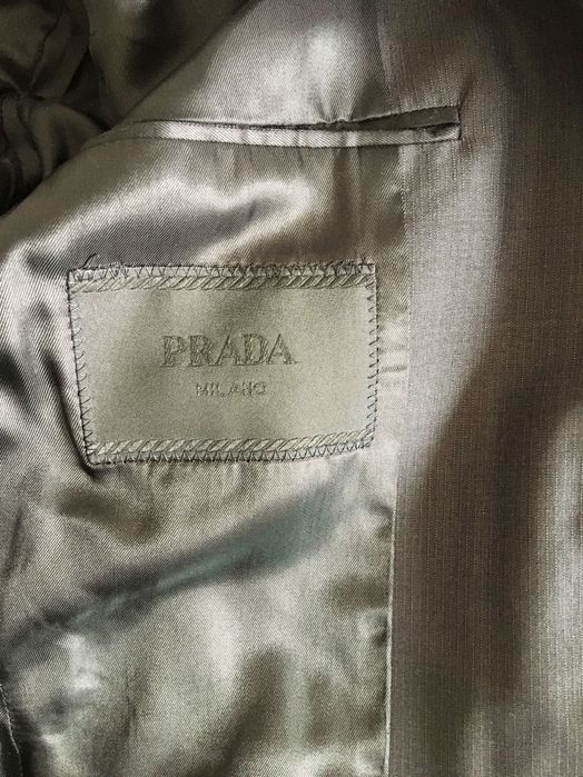 Smoking homem cinzento escuro Prada