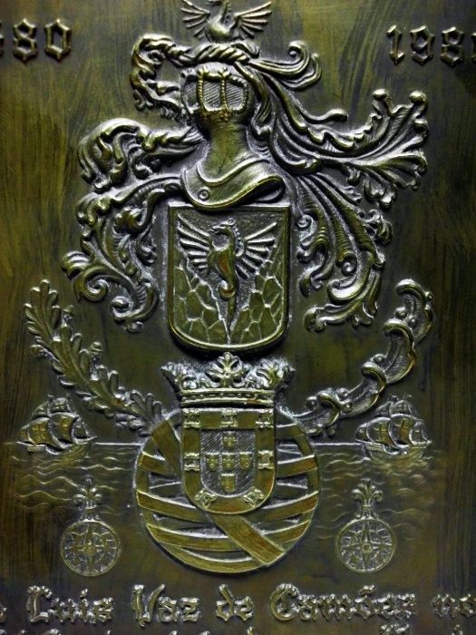 Placa em Bronze -Luis Vaz de Camões-IV centenário da sua morte 1980