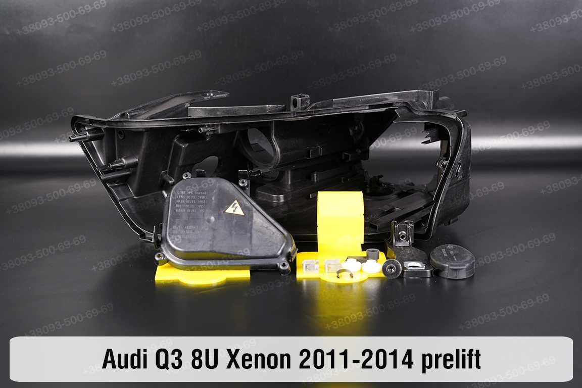 Стекло корпуса фар Audi Q3 8U F3 Ауди Ку3 фара 2011-2023 хром ушки