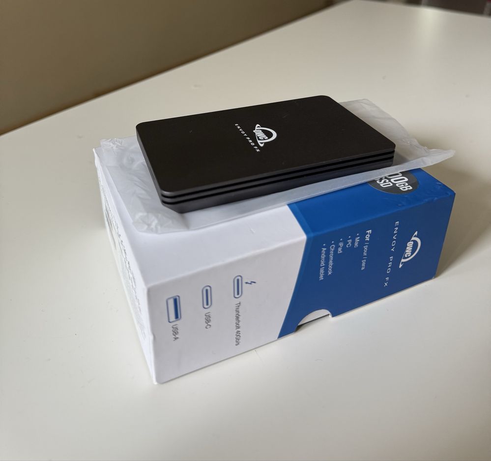Dysk twardy SSD firmy OWC model Envoy Pro FX 512gb NOWY
