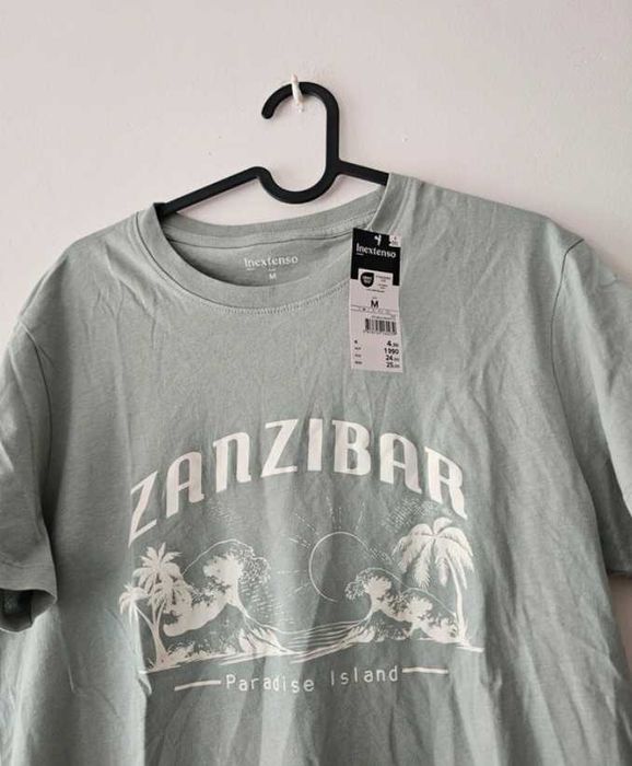 Inextenso, nowa koszulka bluzka t-shirt męski z metką rozmiar M