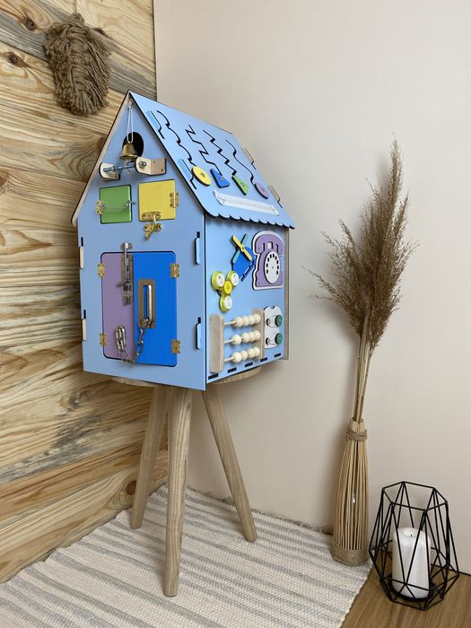 Бізібудинок 30х50 см, для хлопчика, подарунок похреснику