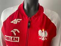 Bluza reprezentacji Polski 4F PZKol r. M [521] rozpinana z kieszeniami