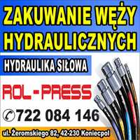 wąż przewód hydrauliczny zakuwanie dorabianie części rolnicze oleje