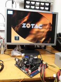 mini itx ZOTAC NF630I-H-E, Core 2 E7400, 2x2gb комплект