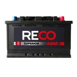 Akumulator RECO AGM 80AH 800A 12V Start-Stop MELOX Montaż