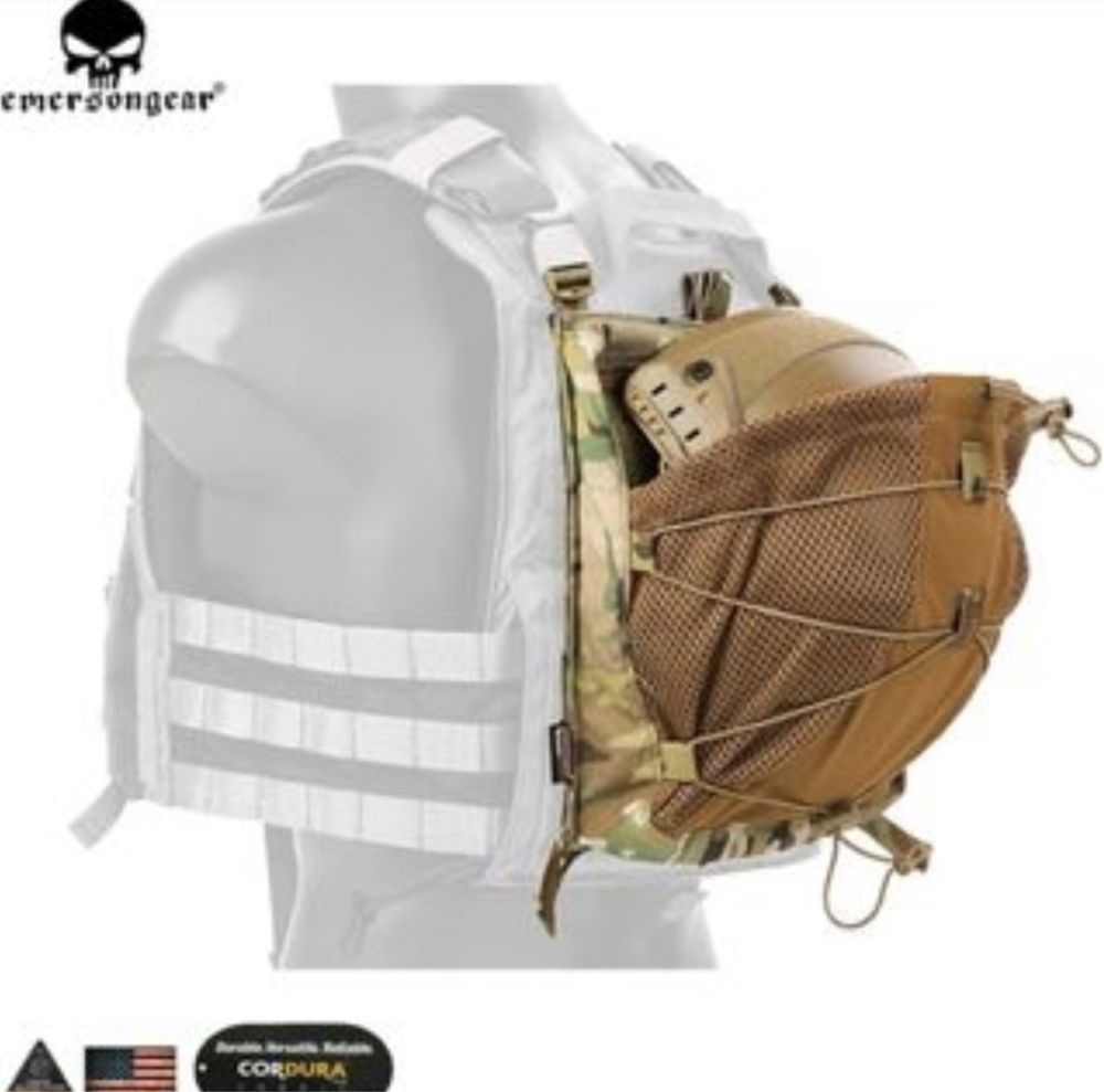 Тактическая сумка рюкзак для хранения шлема Multicam