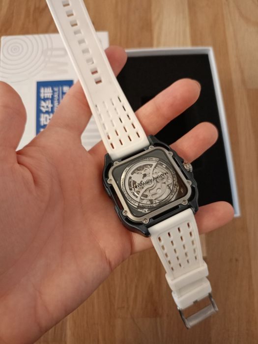 Zegarek męski Mark Fairwhale biały FW-6530-WB