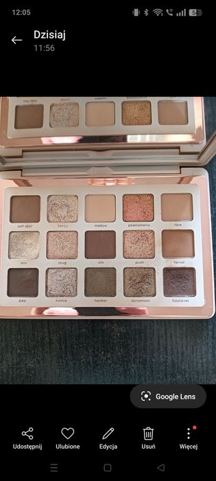 Narasta Denona paleta cieni do powiek