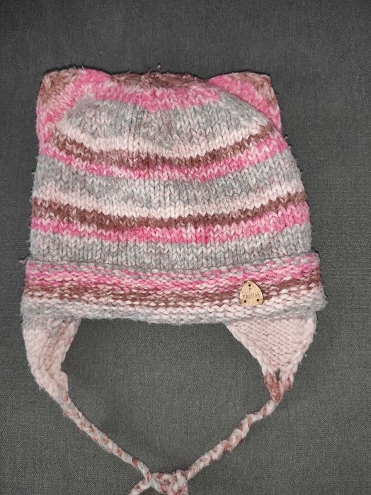 Zestaw czapka zimowa i snood dla dziewczynki