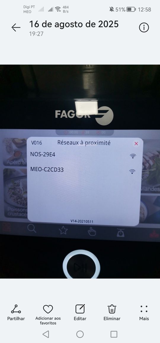 Rebot cozinha fagor