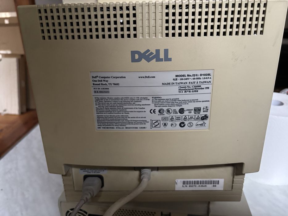 Retro zestaw! Dell OptiPlex GX1 + Monitor Dell + oryg. klawiatura