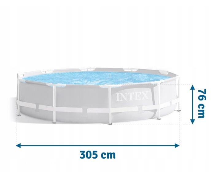 Басейн каркасний Intex 305х76 см Prism Frametm Pool 26702NP