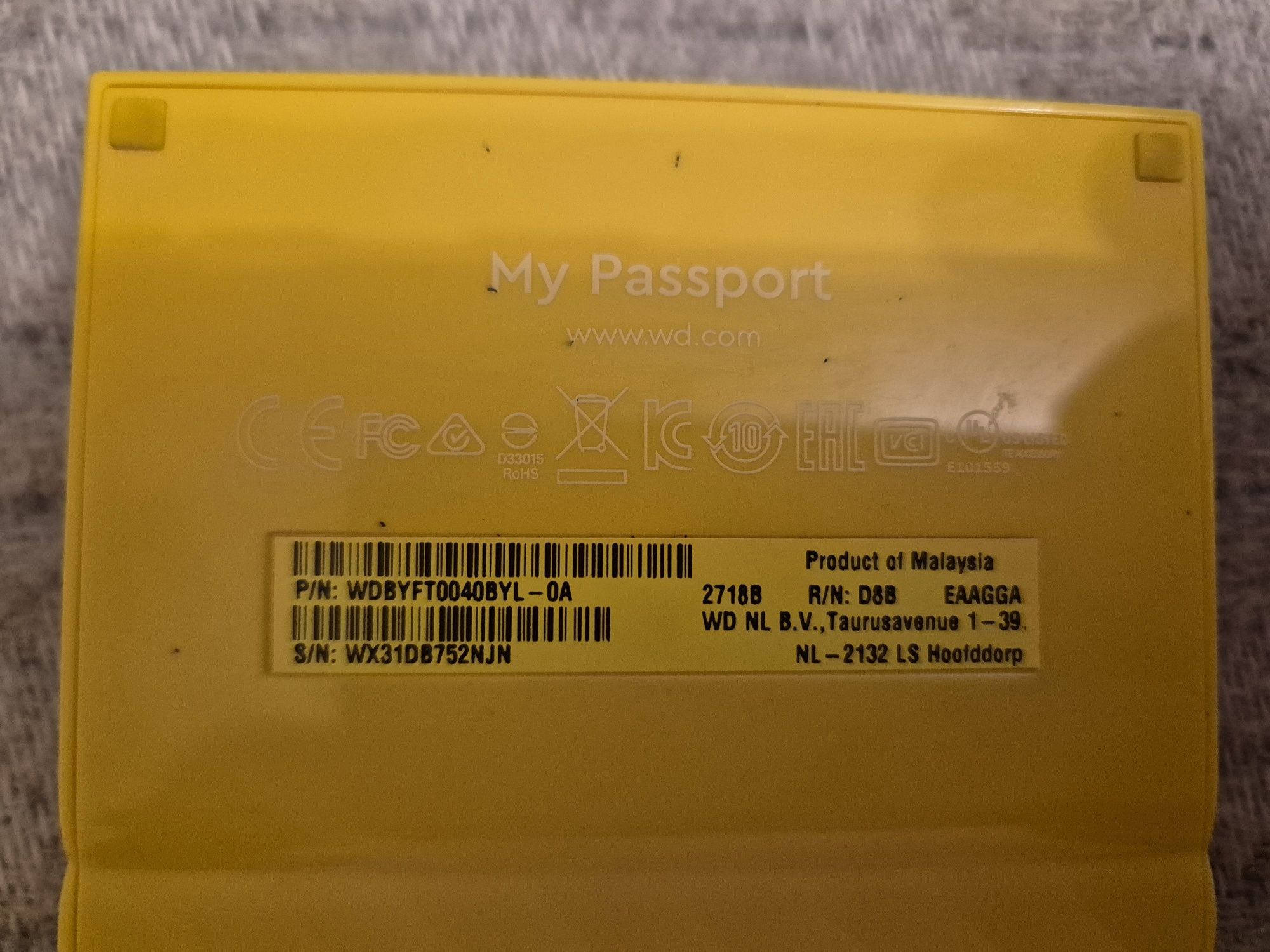 Зовнішній жорсткий диск WD 4Tb
