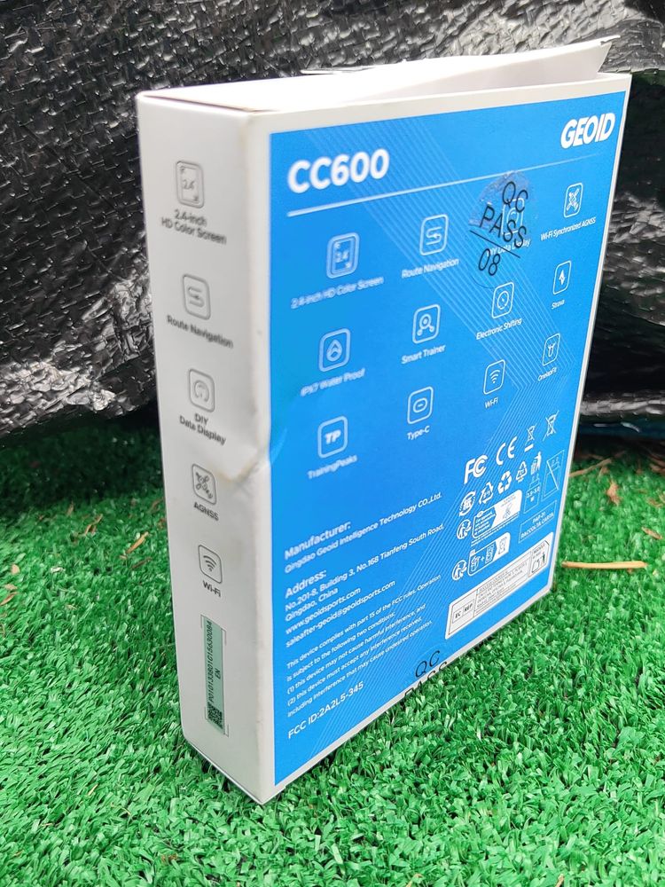 Gps geoid    Cc600 e sensor de cadencia