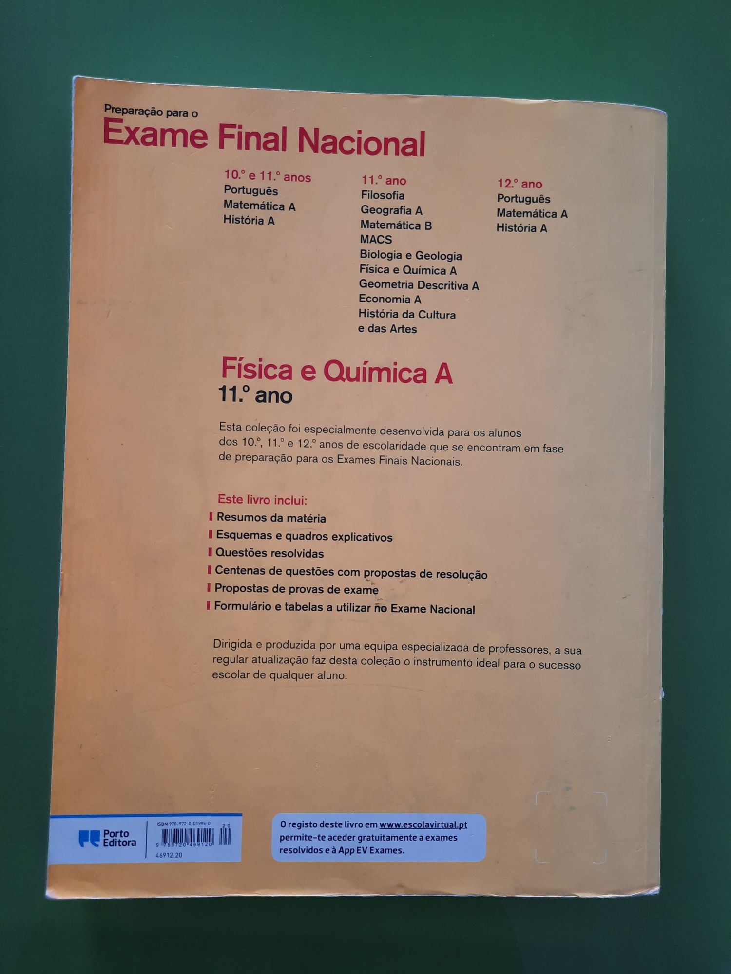 Preparação Exame Nacional Fisica e Química( Porto Editora)