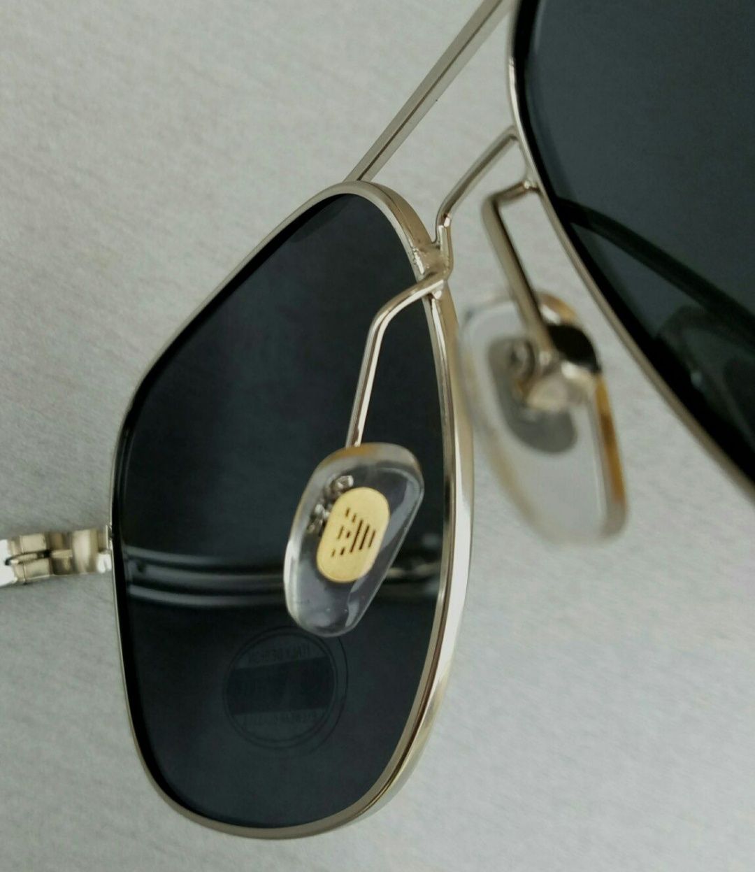 Emporio Armani очки мужские классика черные в серебр металле в мешочке