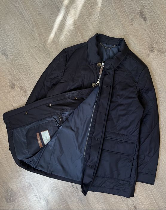 Canali Impeccabile Wool Quilted Jacket вовняна стьобана куртка