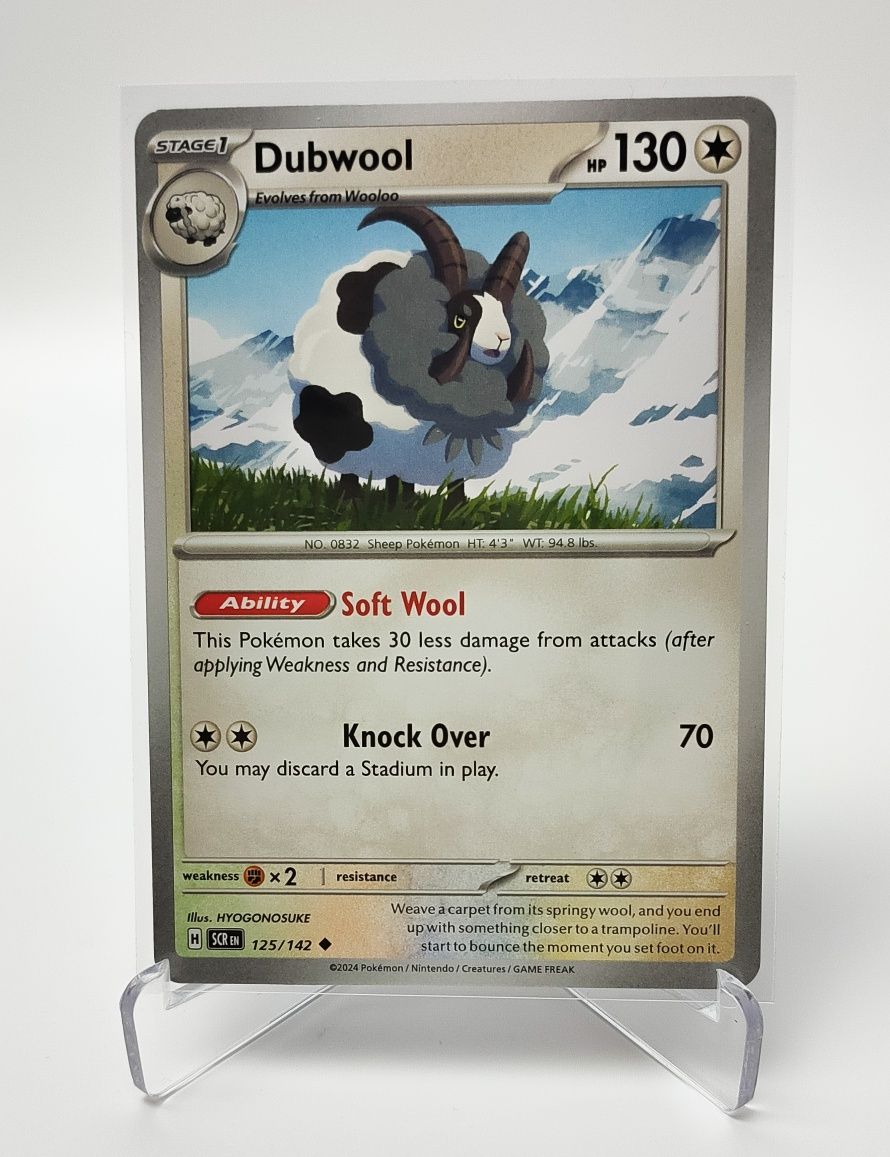 Dubwool 125/142 karta pokemon Stellar Crown