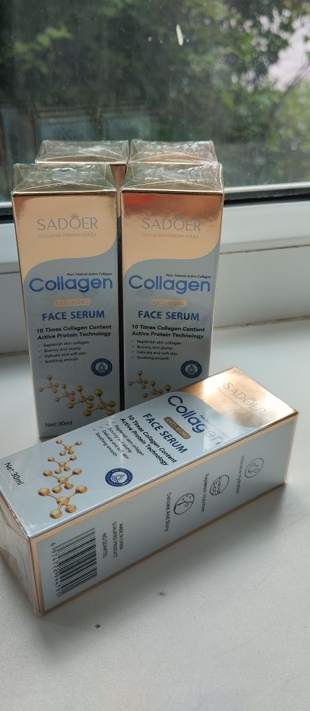 Сироватка для обличчя зволожуюча  з колагеном Sadoer Collagen 30 ml