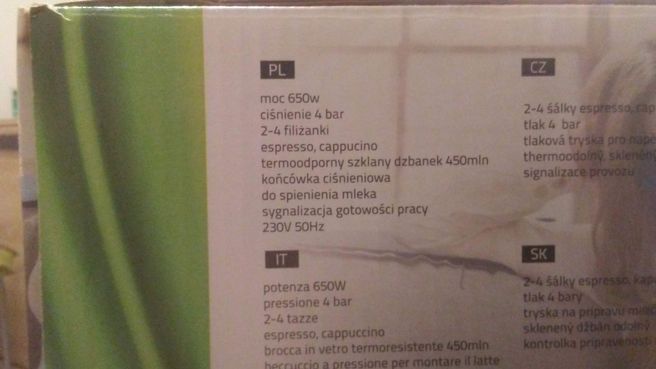 Expres do kawy ciśnieniowy Botti BADIA
