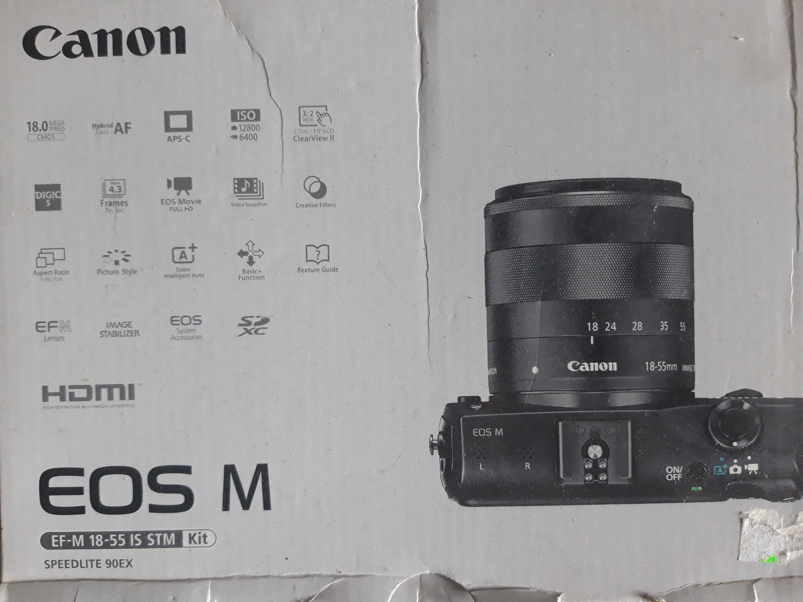 Canon EOS M Kit EF-M 18-55 IS STM Kit SPEEDLITE 90EX