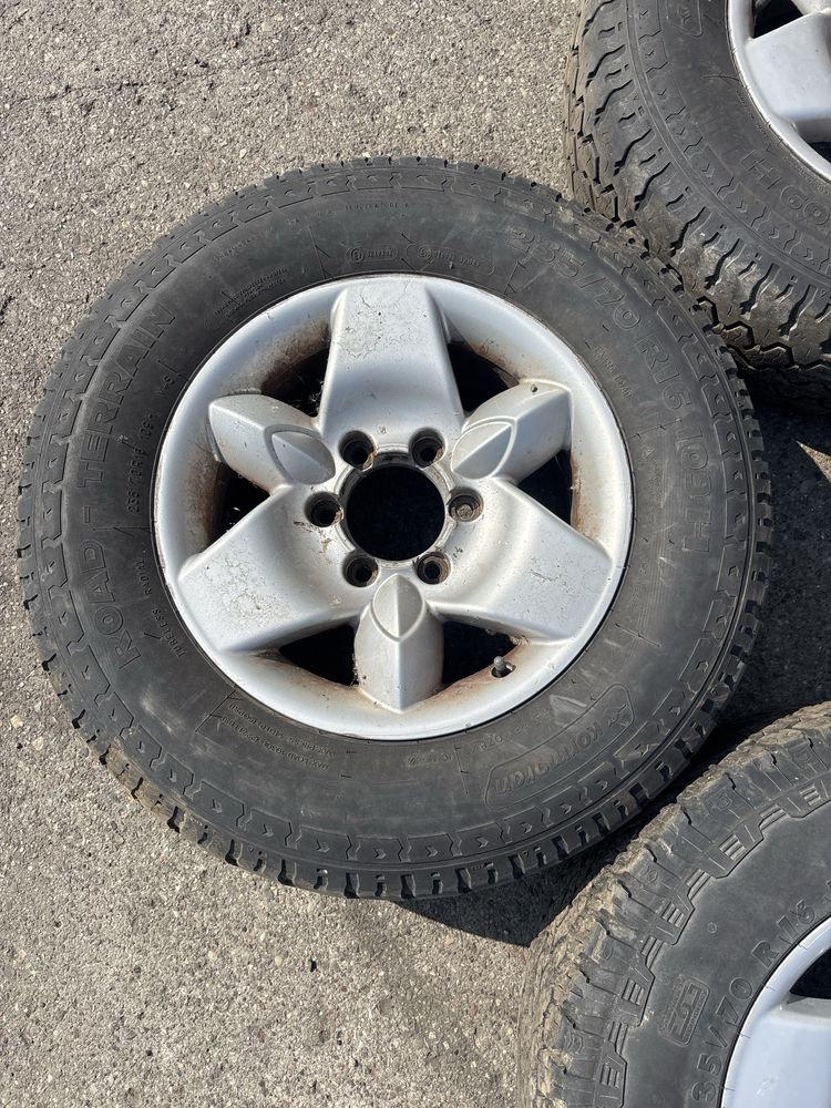 Koła alu felgi opony terrano 6x139.7 235/70 16