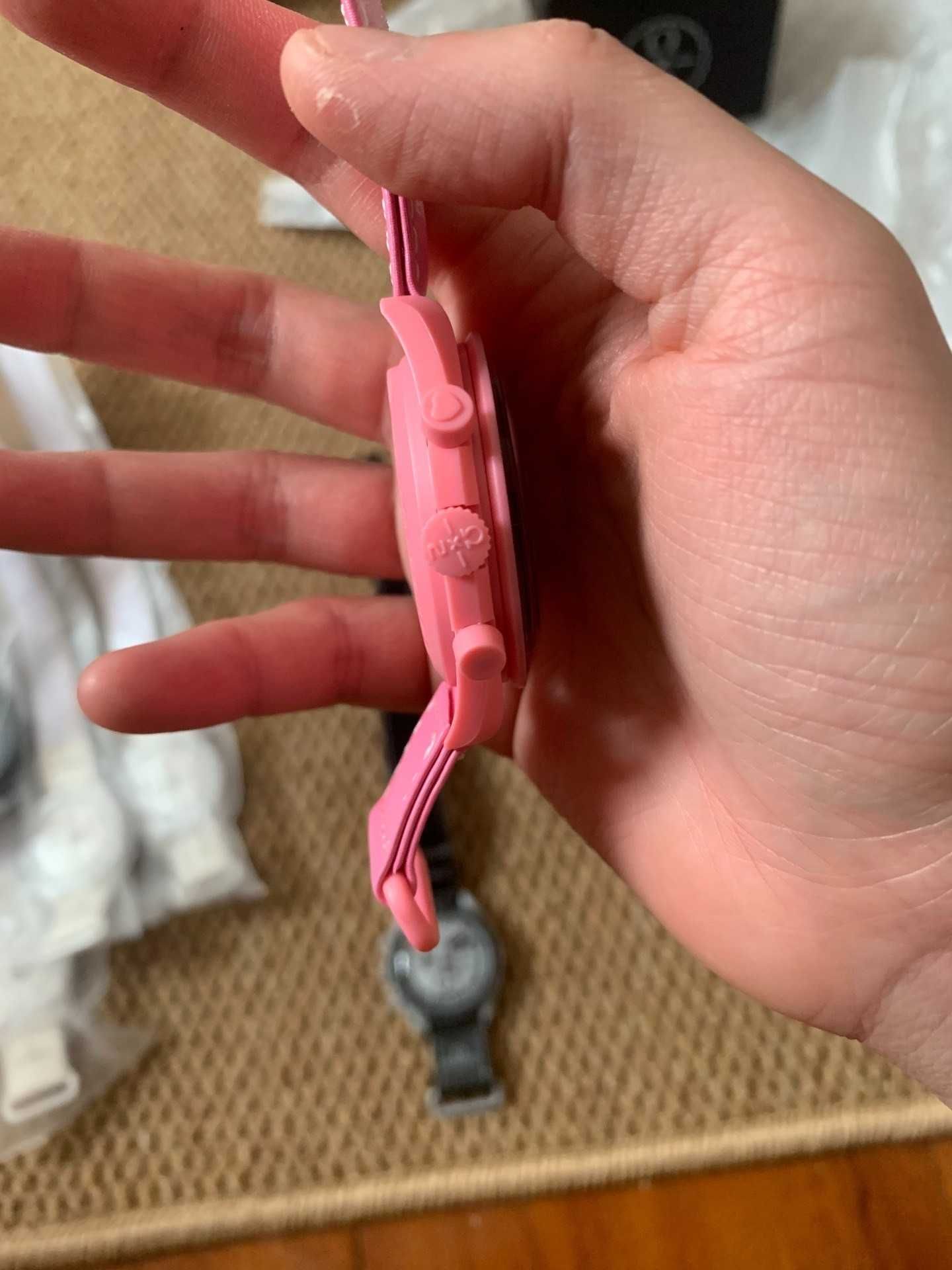 Omega x Swatch Pink Moon SO33P100 - zegarek dobry stan
