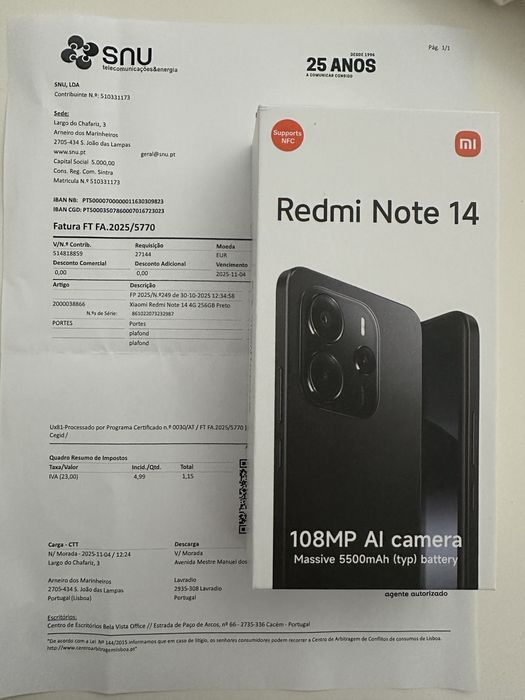 Xiaomi Redmi Note 14 256Gb