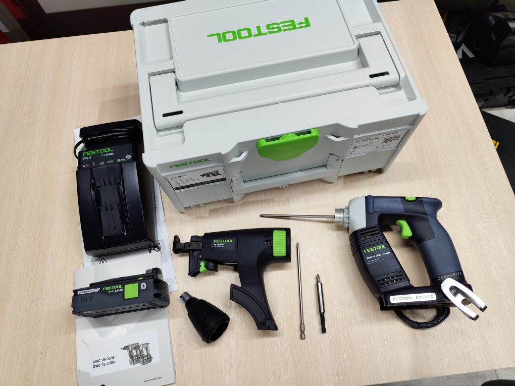 Festool DWC 18-2500 акумуляторний безщітковий шуруповерт стрічковий