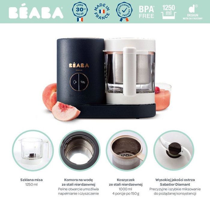 Beaba Babycook Neo Night Blue Urządzenie do przygotowywania posiłków