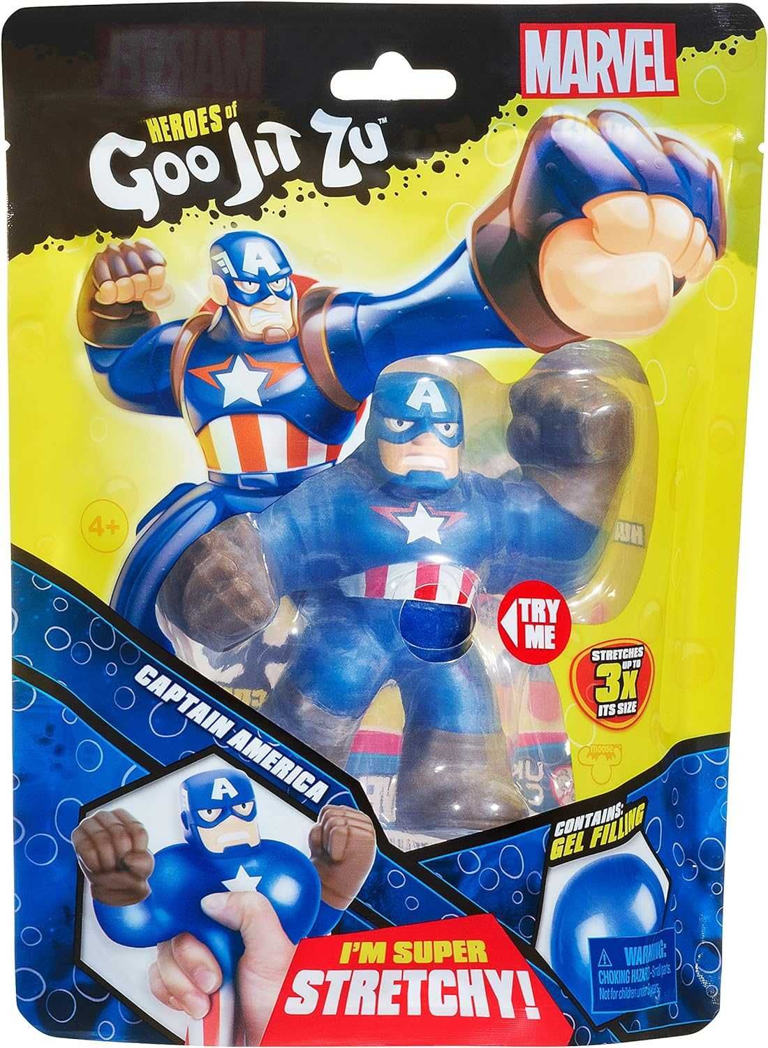 Фигурка Гуджитсу Капитан Америка Heroes of Goo Jit Zu Captain America