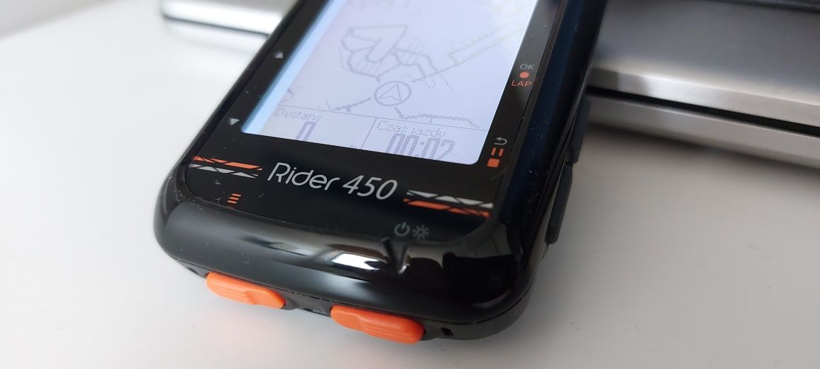 Nawigacja / licznik na rower Bryton Rider 450 z GPS i gpx