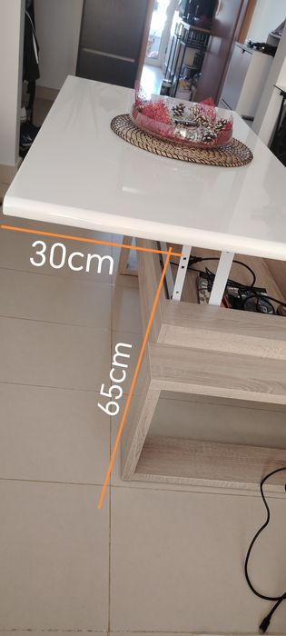 Mesa centro de sala extensível