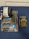 Płyta Główna Asus P5Q Deluxe+Intel Core2QuadQ6600+5GB RAM DDR2+GT440