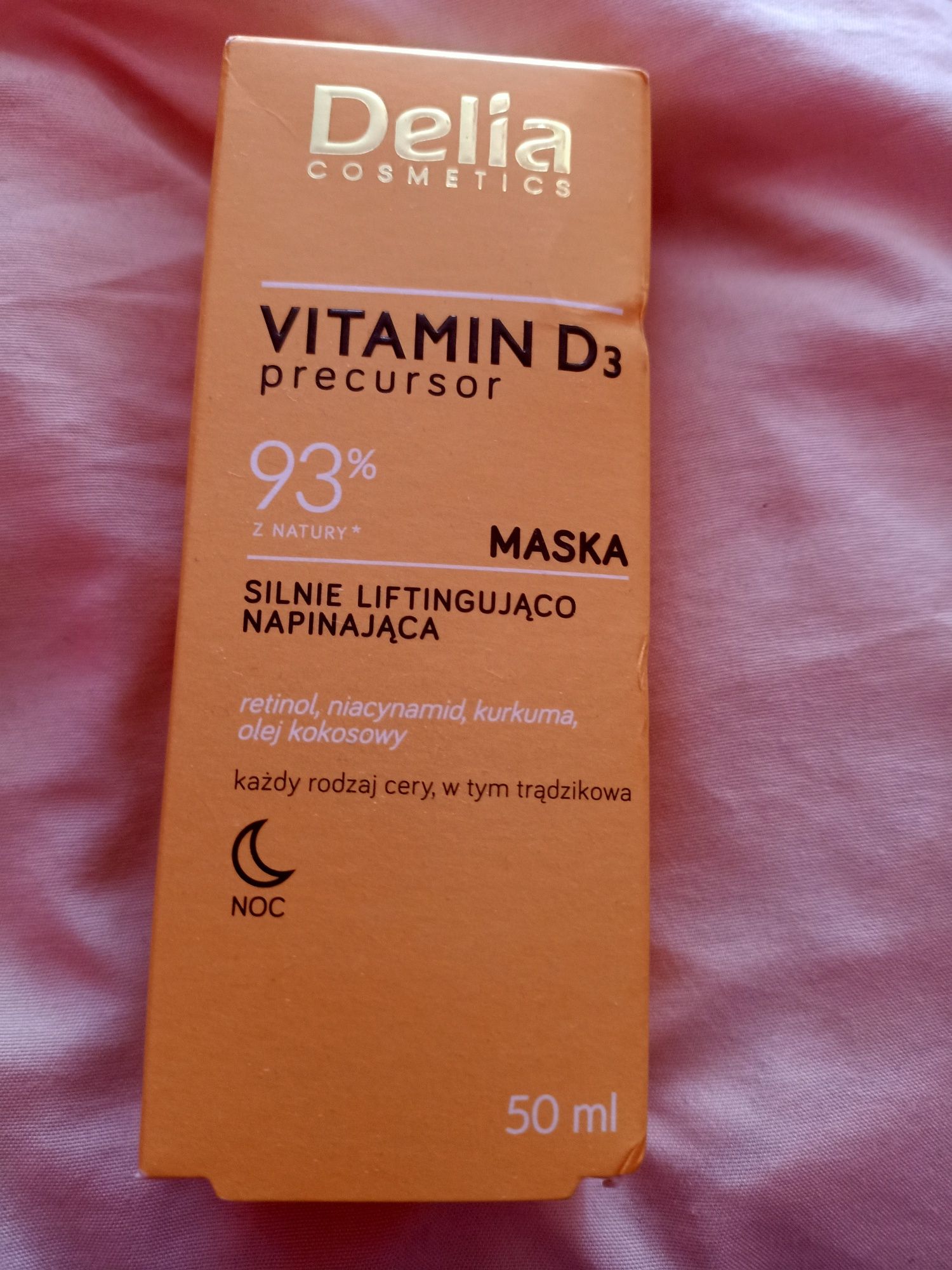 Delia Silnie liftingująca maska napinająca Vitamin D3 Precursor, 50ml