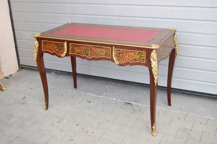 Biurko BOULLE Instarsje Z BRĄZU stół - NR 1 - HIT!