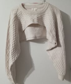 Krótki sweter H&M rozm XL