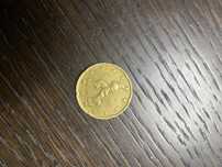 Moeda 20 centimos comemorativa italia 2002