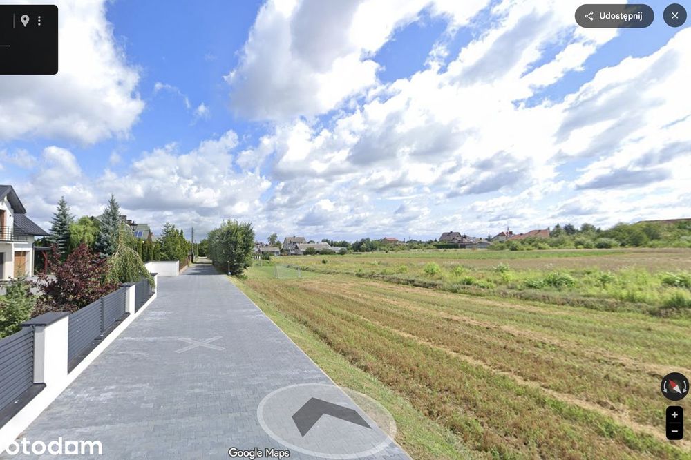 Działka budowlana 937 m² – Siedlce, ul. Ganiewskiego – Bezpośrednio.